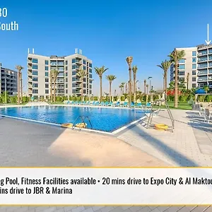  شقة Budget-friendly 2bd Near Expo With A Huge Pool